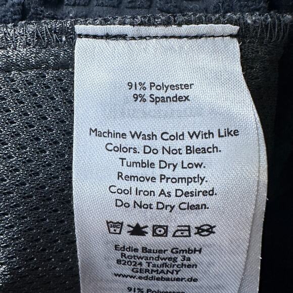 Eddie Bauer First Ascent Pants Men’s Medium Black Grid Pockets Ankle Zip Outdoor - Picture 8 of 11